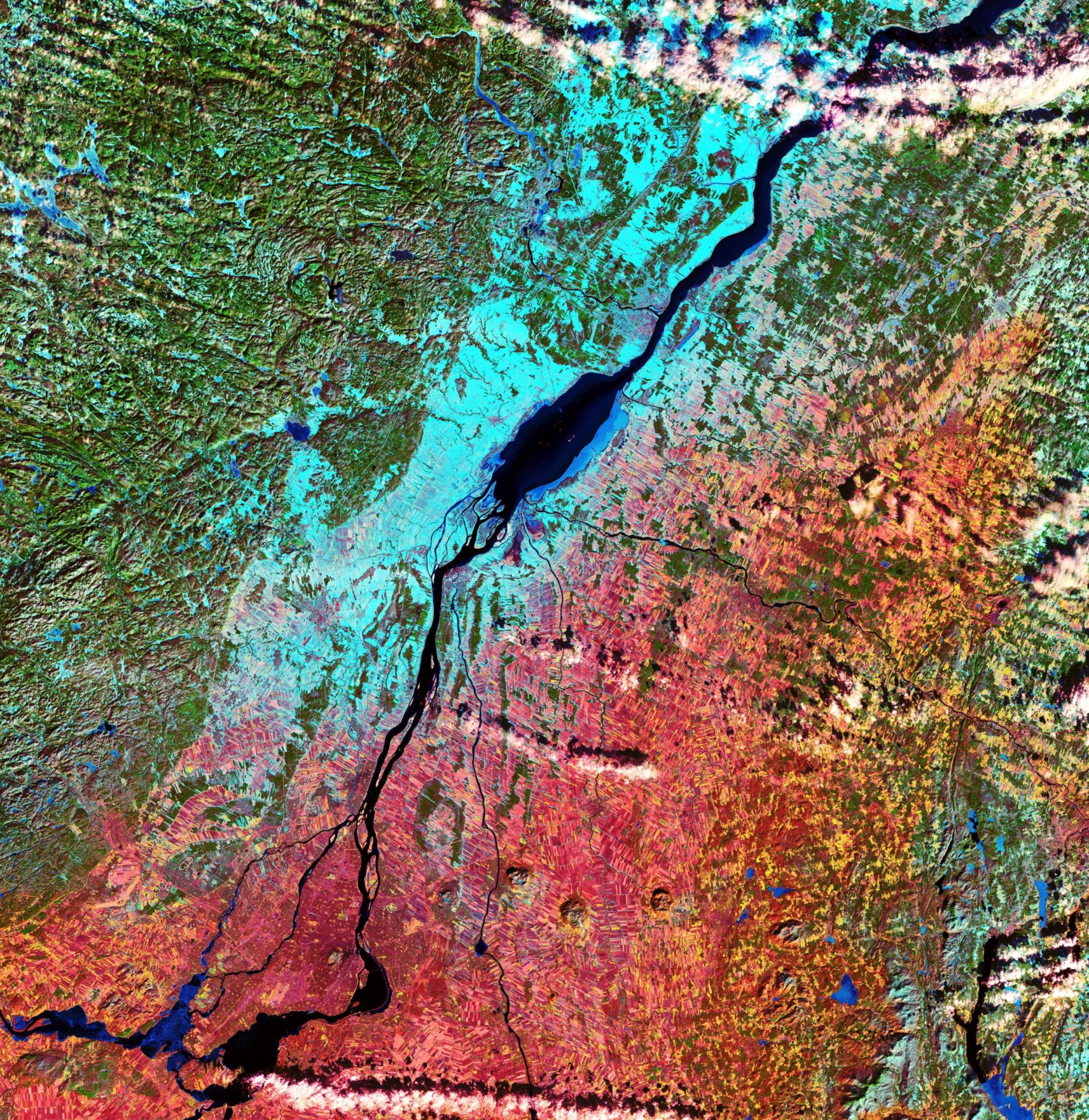 Québec from space